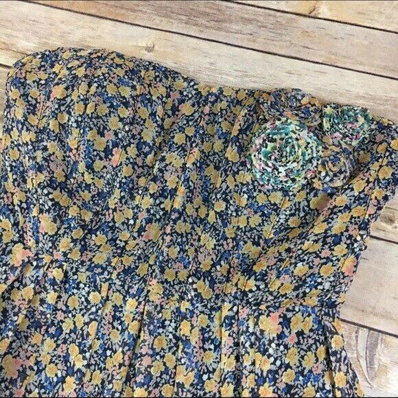 Miss Me MM Couture Womens Dress Size M Strapless Floral NEW - Picture 2 of 5